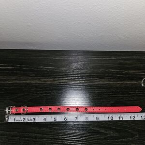 🌺 Lot B/E NWOT Red Leather Dog Collar